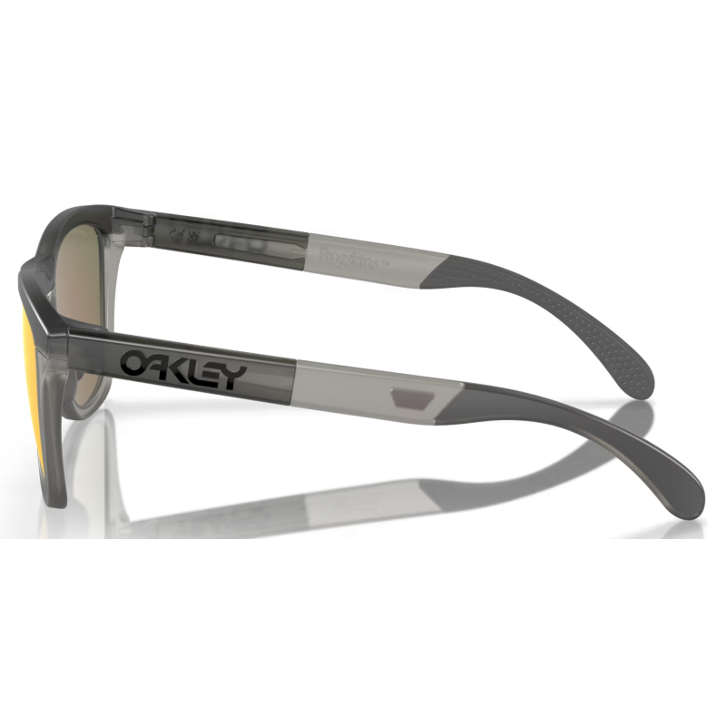 Oakley Frogskins Gamme Mat Gris Fumé/Encre Grise lentille Prizm Ruby
