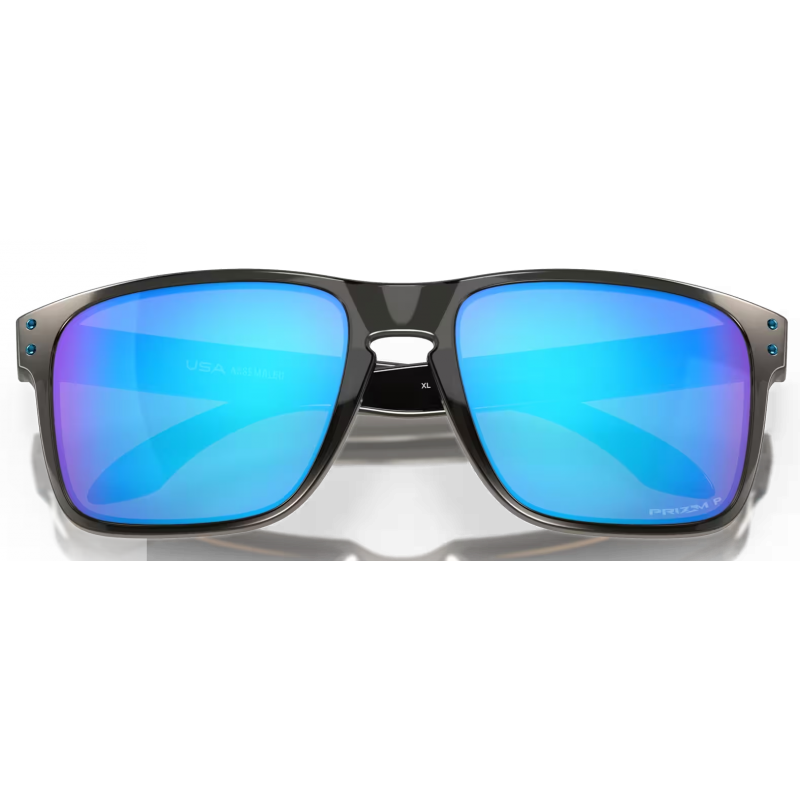 Oakley Holbrook XL Gris Fumée lentille Prizm Saphir Polarisée 941709