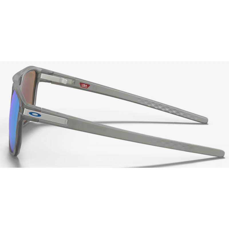 Oakley Latch Beta Matte Grey Ink lentille Prizm Sapphire Polarisée 943606