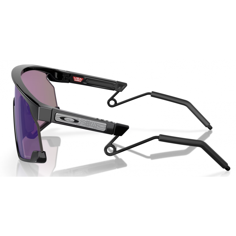 Oakley Bxtr Metal Introspect Collection Metal Noir lentille Prizm Jade