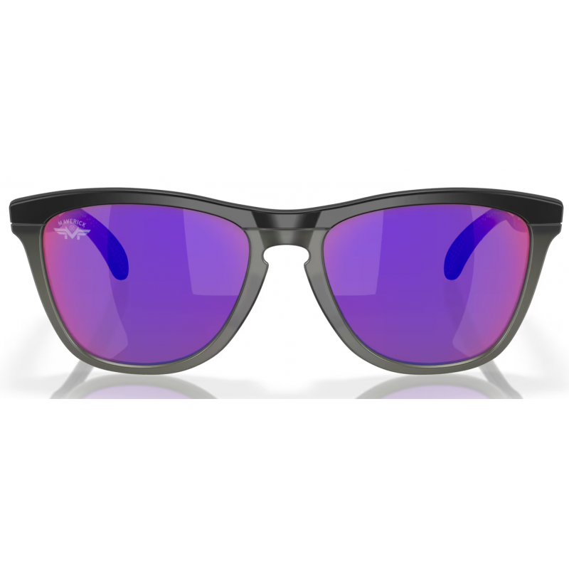 Oakley Frogskins Range Maverick Vinales Matte Black/Matte Grey Smoke lente Prizm Road