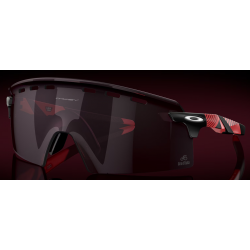 Oakley Encoder Strike Vented Giro d'Italia Rayures Roses lentille Prizm Route Noir