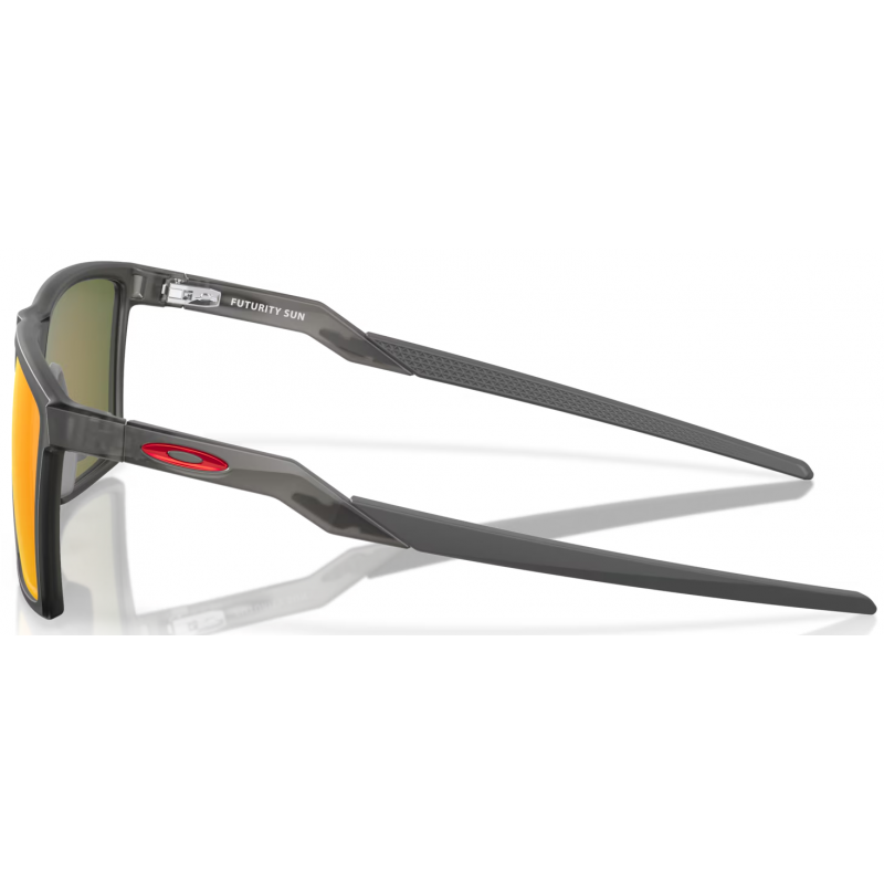 Oakley Futurity Sun Satin Gris Fumé Lentille Prizm Ruby Polarisée 948204