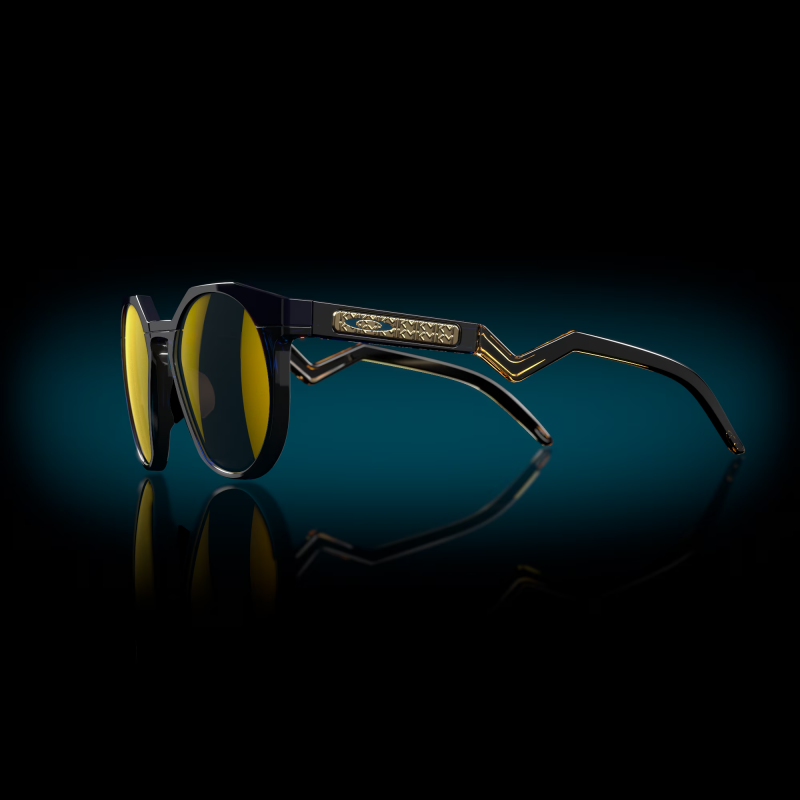 Oakley Hstn Kylian Mbappé Marine/Transparent Bleu lentille Prizm 24k Pol