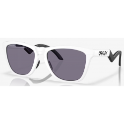 Oakley Frogskins Hybrid Duality Collection Matte White lentille Prizm Grey