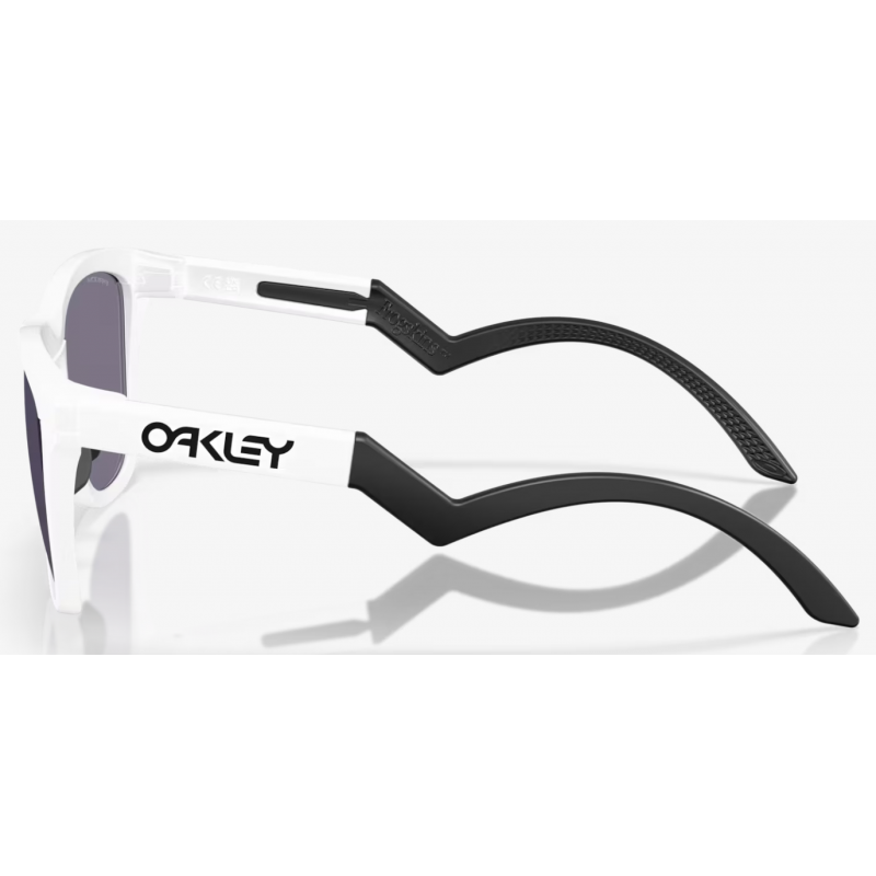 Oakley Frogskins Hybrid Duality Collection Matte White lentille Prizm Grey