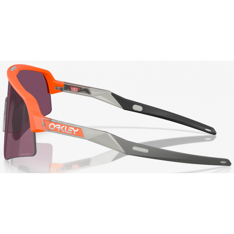 Oakley Sutro Lite Sweep Matte Orange Néon lentille Prizm Route Noir