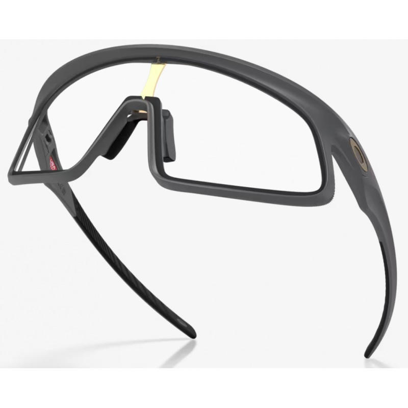 Oakley Rslv Matte Carbon lunettes Clear To Black Iridium Photochromic