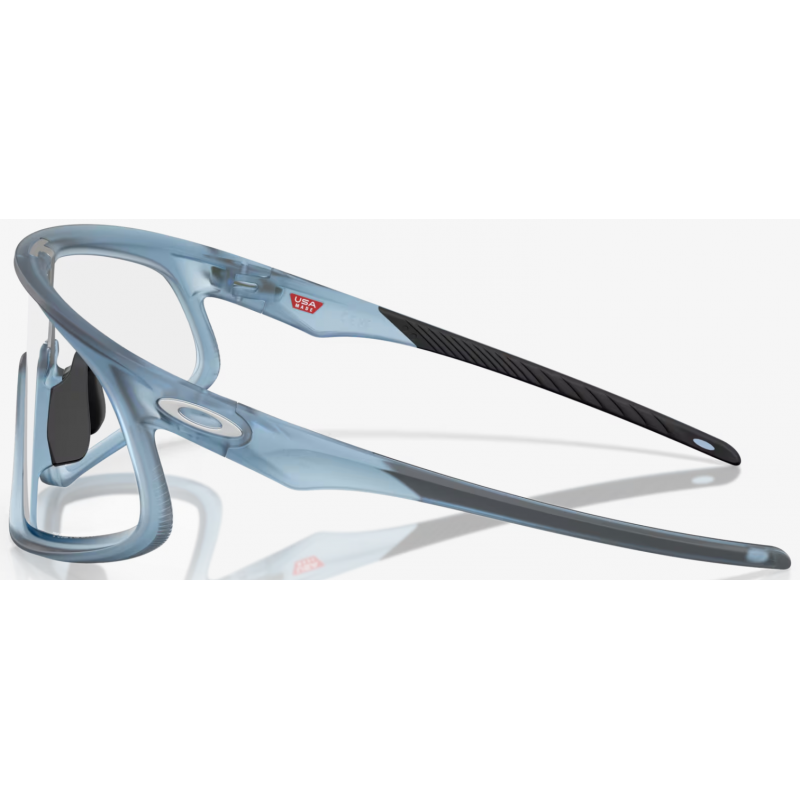 Oakley RSLV Matte Transparent Stonewash Clear To Black Iridium Photoch
