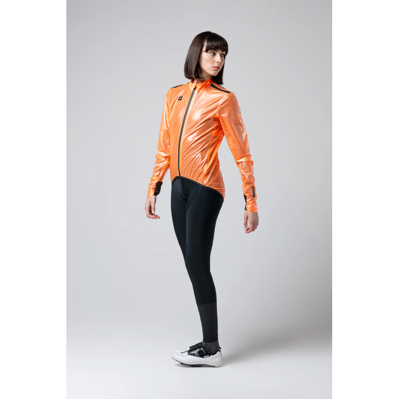 Gobik Pluvia 2.0 Blazing Orange unisexe veste légère imperméable