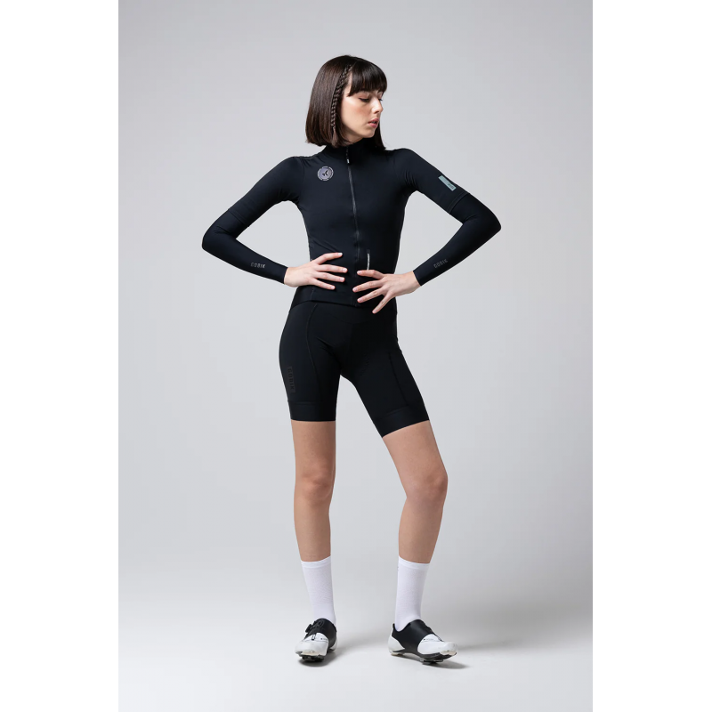 Gobik Haru 2.0 Pitch Black unisex manguitos ligeros térmicos