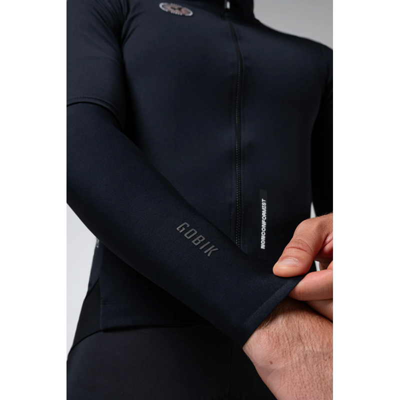 Gobik Kaba 2.0 Pitch Black manchons thermiques unisexes - expédition 24h