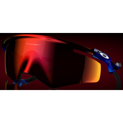Oakley Qntm Kato Crystal Blue lentille Prizm Ruby OO9481-0556 - expédition 24h