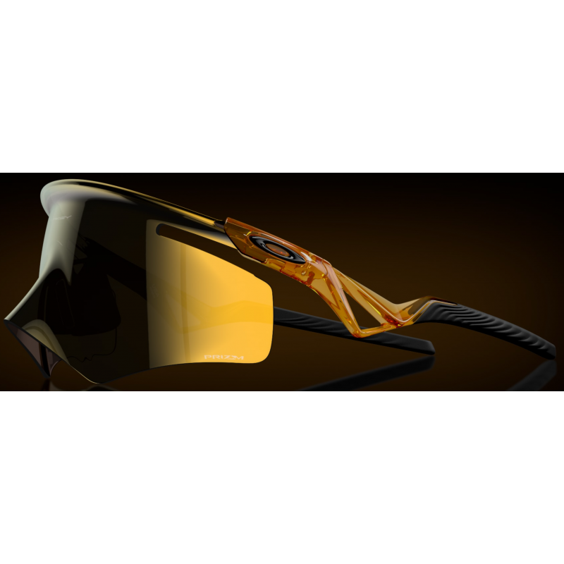 Oakley Qntm Kato Transparent Light Curry lente Prizm 24K OO9481D-0456