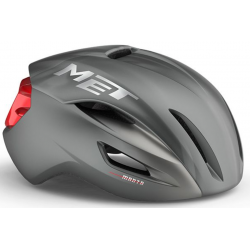 Met Manta Mips Plata/Rojo Mate - envío 24h