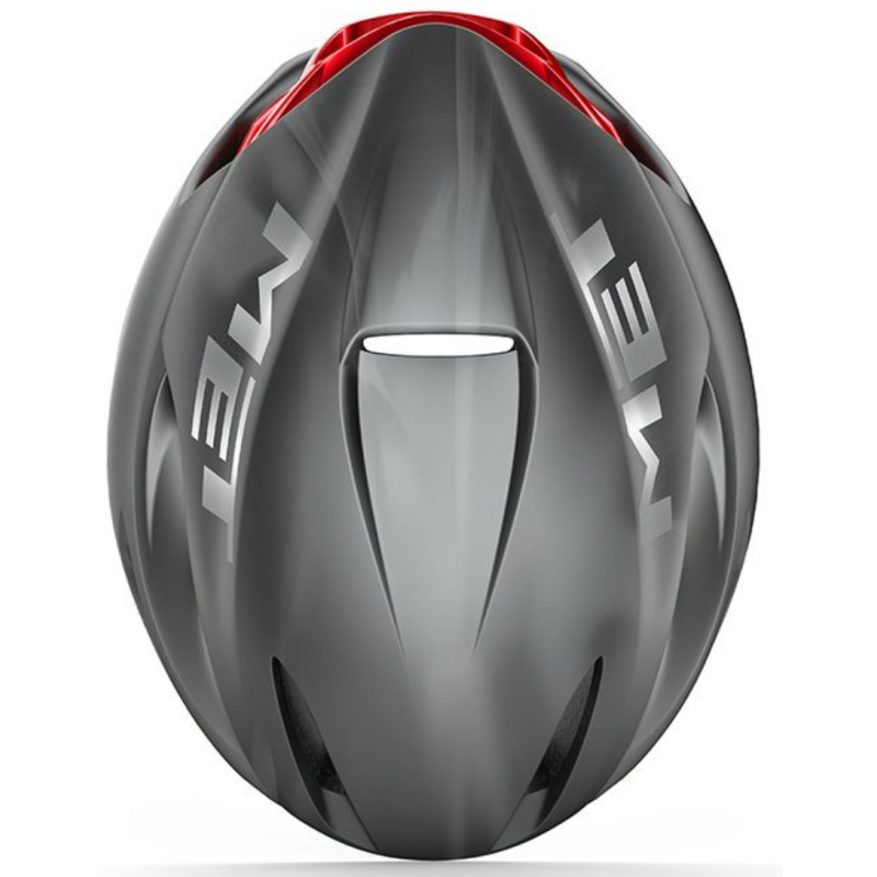 Met Manta Mips Plata/Rojo Mate - envío 24h