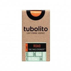 Tubolito Road 700c SV 42mm válvula presta naranja cámara - envío 24h