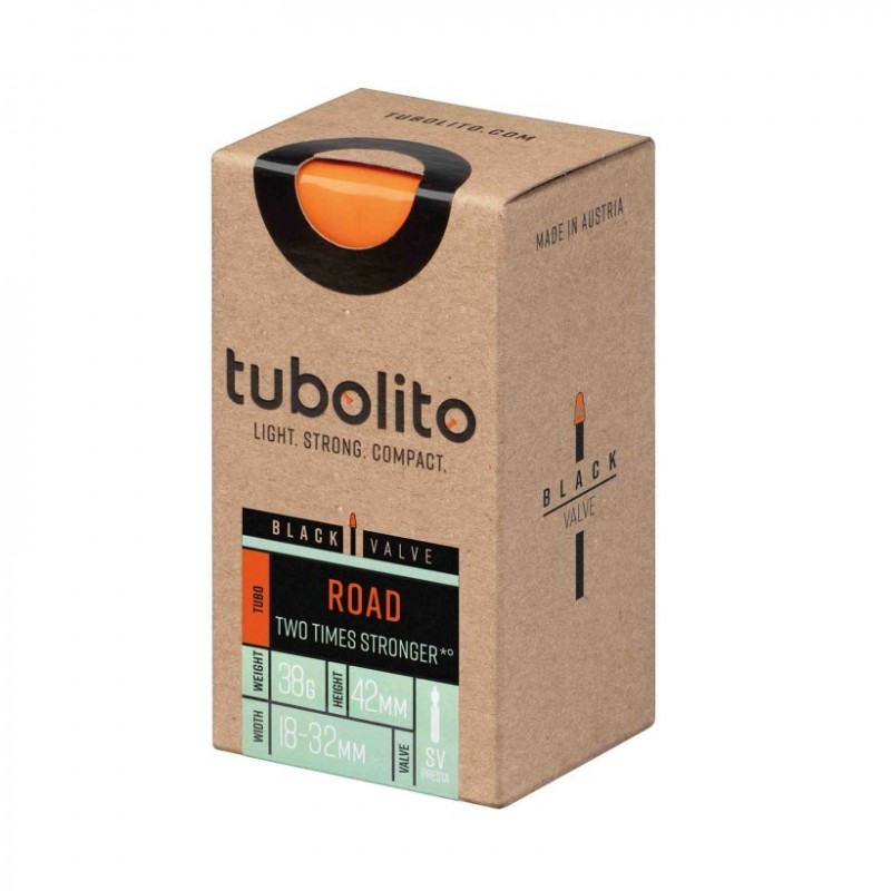 Tubolito Route 700c SV 42mm valve presta noire chambre - expédition 24h