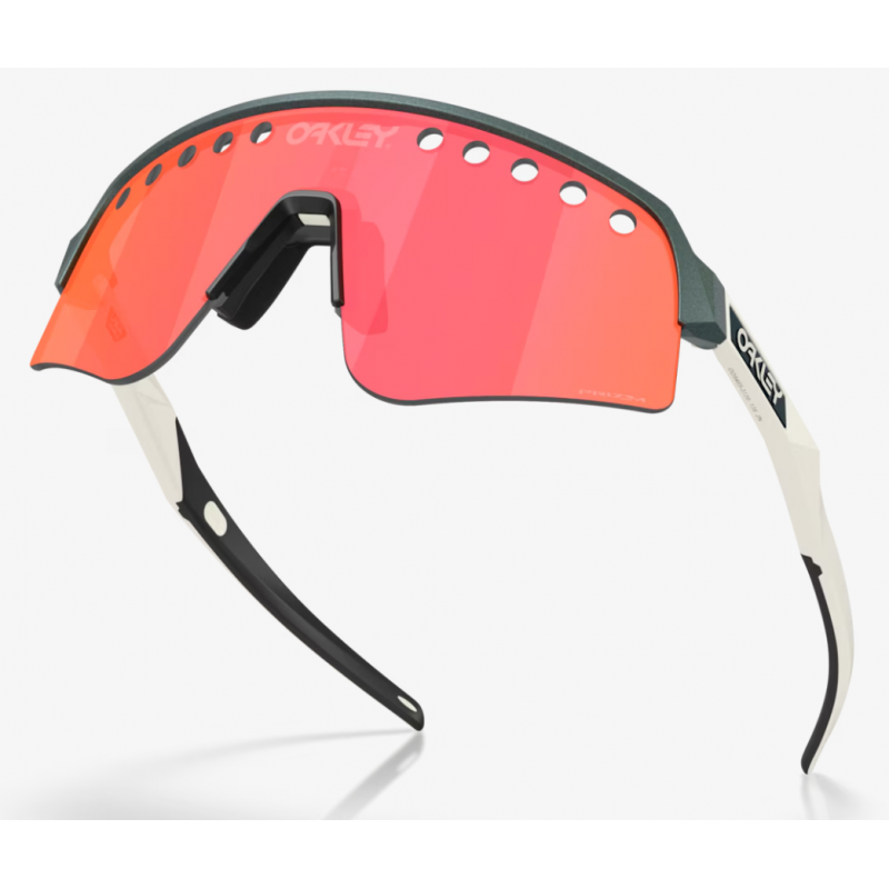 Oakley Sutro Lite Sweep argent mat/bleu changement de couleur prizm trail torch
