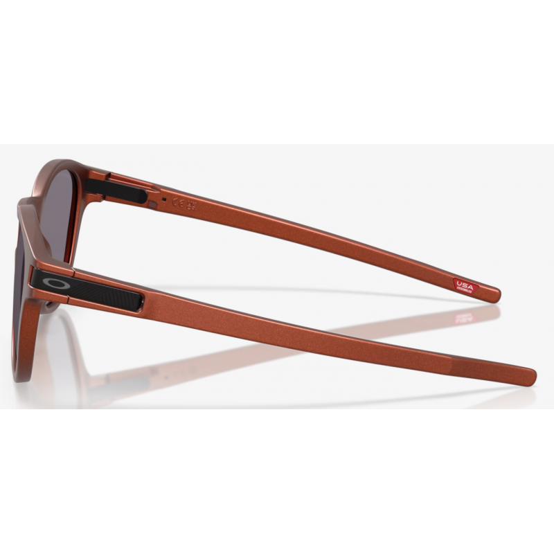 Oakley Latch Forge Collection lentille orange feu Prizm Grey Polarisée