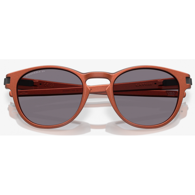 Oakley Latch Forge Collection fire orange lente Prizm Grey Polarized