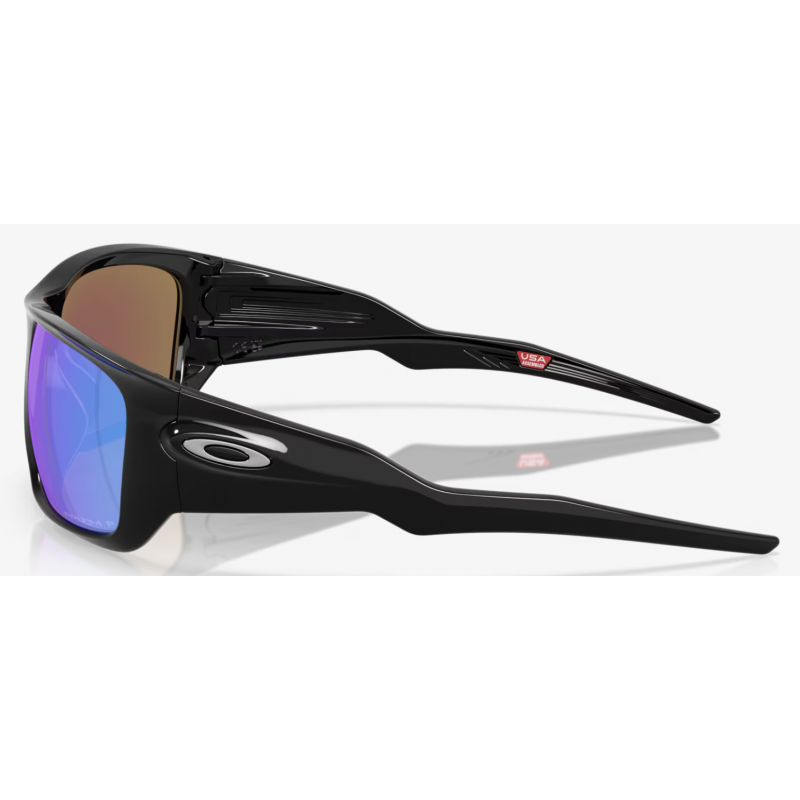 Oakley Masseter Polished Black lentille Prizm saphir polarisée 948605