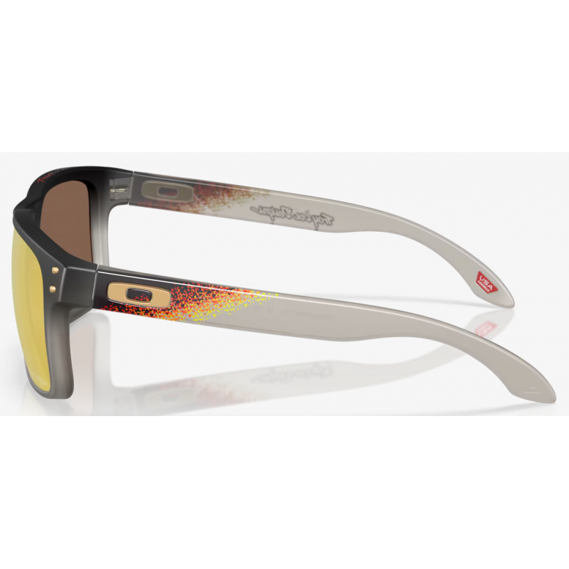Oakley Holbrook Troy Lee Designs Black Fade lente prizm 24k polarized