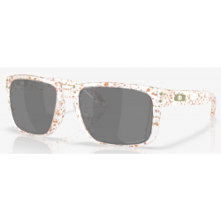 Oakley Holbrook Clear Terrazzo lentille Prizm Black Polarisée OO9102-AG55