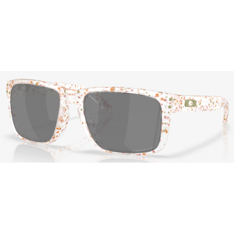 Oakley Holbrook Clear Terrazzo lentille Prizm Black Polarisée OO9102-AG55