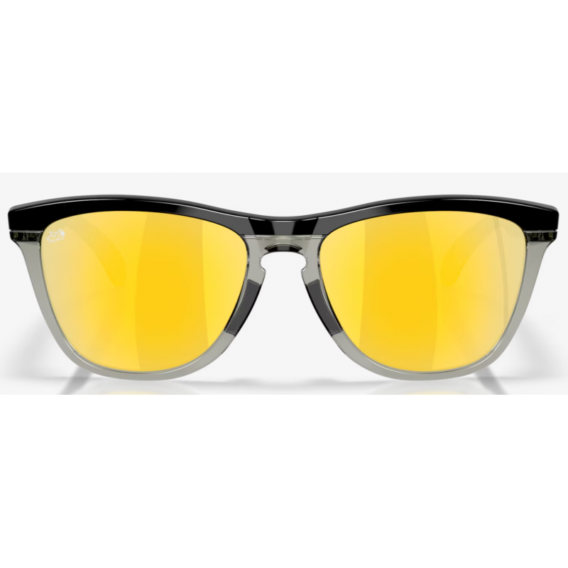 Oakley Frogskins Gamme Tour De France noir mat lentille prizm 24k pol