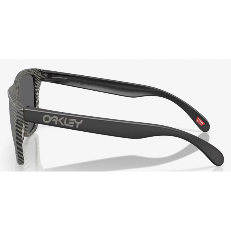 Oakley Frogskins Night Mission matte grey ink fingerprint prizm black