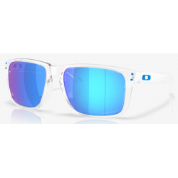 Oakley Holbrook XXL polished clear lente prizm sapphire polarized