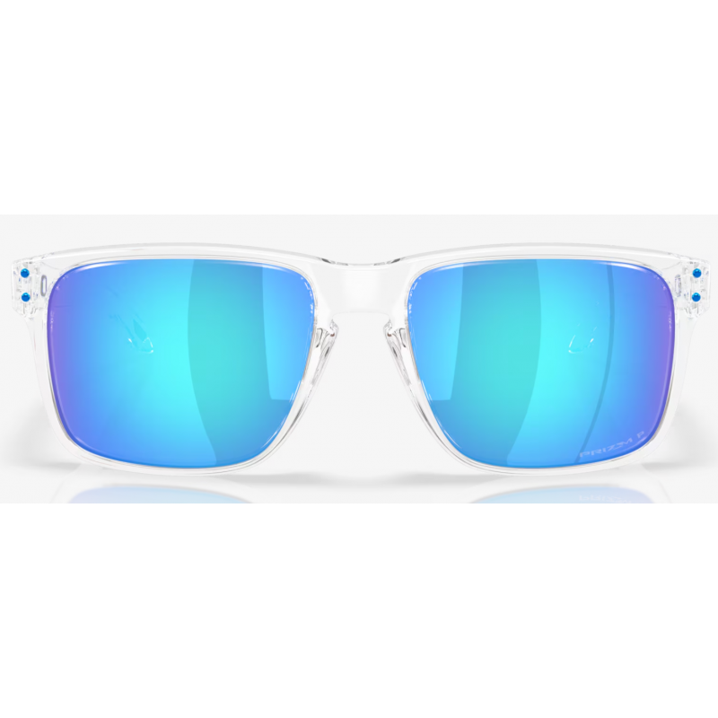 Oakley Holbrook XXL polished clear lente prizm sapphire polarized