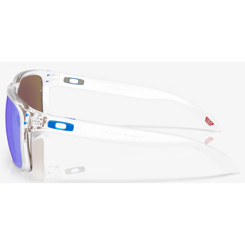 Oakley Holbrook XXL polished clear lente prizm sapphire polarized