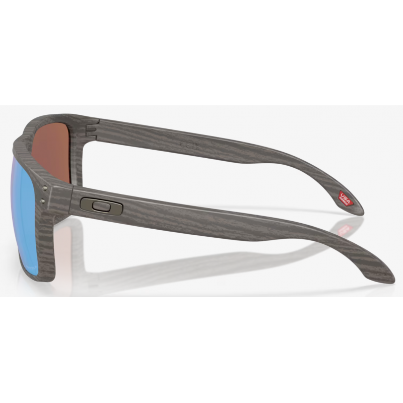 Oakley Holbrook XXL bois grain lentille prizm eau profonde polarisée 948704