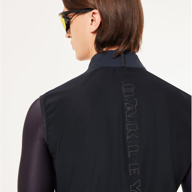 Oakley Endurance Packable Wind Vest 2.0 negro chaleco cortaviento