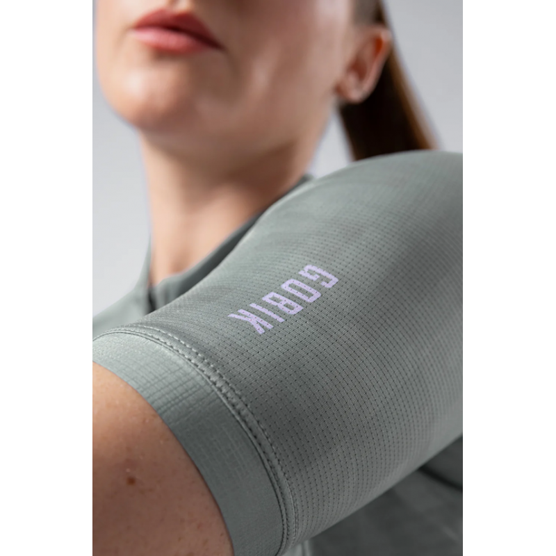 Gobik Stark Cedar Check femme maillot à manches courtes - expédition 24h