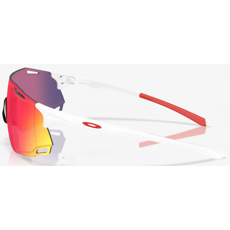 Oakley Cybr Dyno Polished White lentille Prizm Road OO9513D-0339