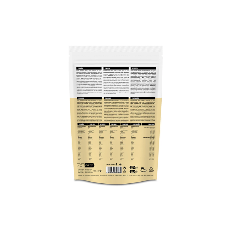 226ers Crème de récupération nocturne 2.0 1kg vanille - expédition 24h