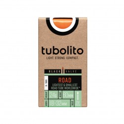 Tubolito S-Road 700C SV 60mm válvula presta negro cámara - envío 24h