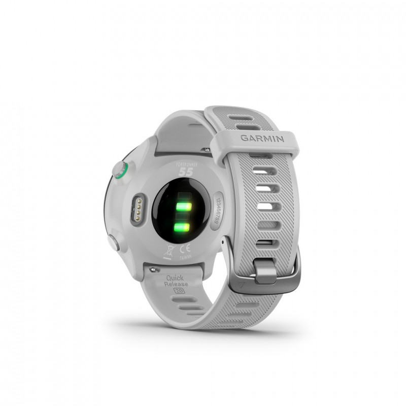Garmin Forerunner 55 blanco | Reloj GPS para running con entrenamiento adaptativo