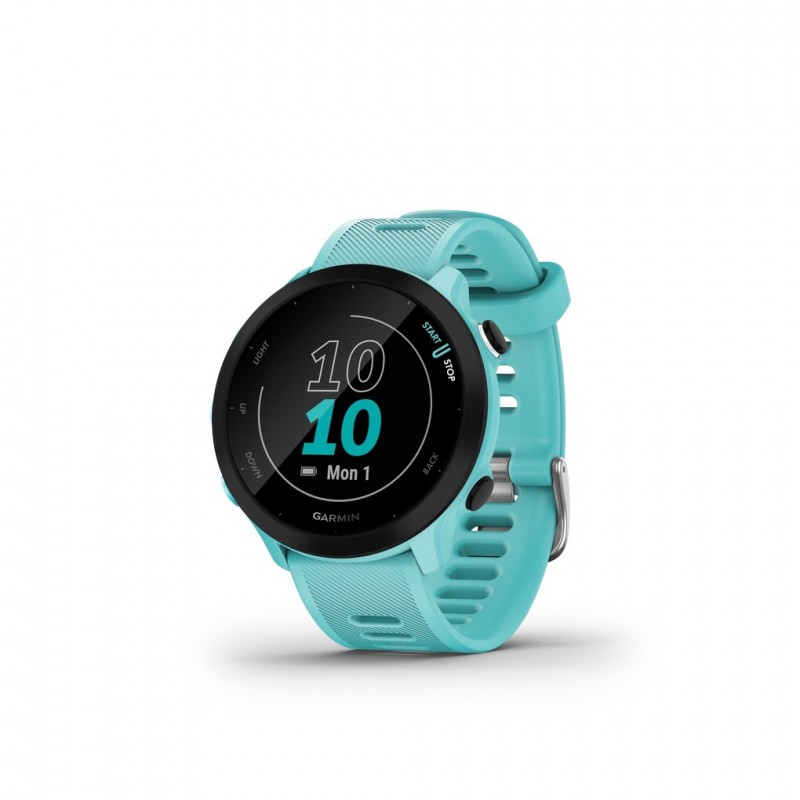 Garmin Forerunner 55 turquoise | Montre GPS pour la course avec entraînement adaptatif
