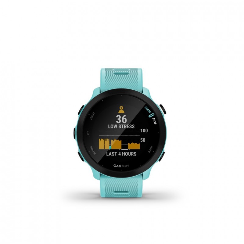 Garmin Forerunner 55 turquesa | Reloj GPS para running con entrenamiento adaptativo