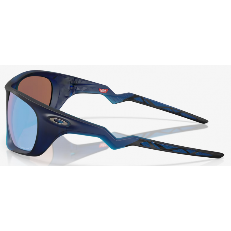 Oakley Lateralis matte transparent blue lente prizm deep water pol