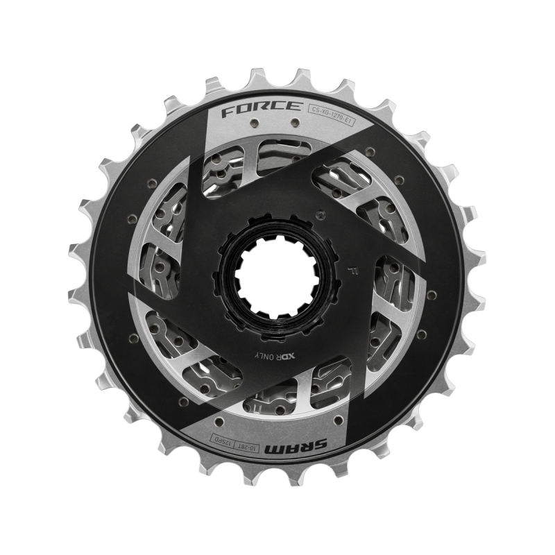 Sram Force Axs E1 XG1270 cassette argent