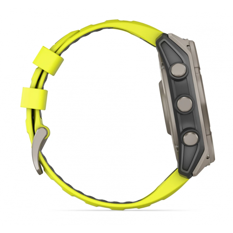 Garmin Fēnix 8 Zafiro Solar 51mm Titanio Gris Amarillo - envío 24h