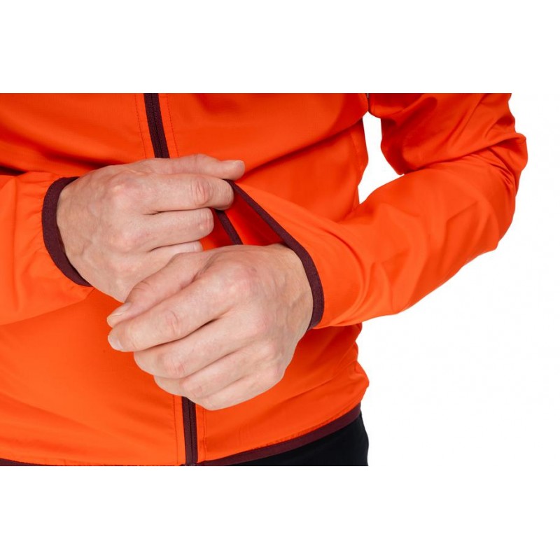 Chaqueta Cortaviento Cube CMPT Roja | Ligera y Resistente ciclismo