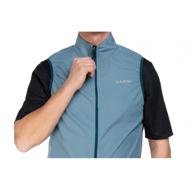 Rfr Cmpt gilet coupe-vent bleu - expédition 24h