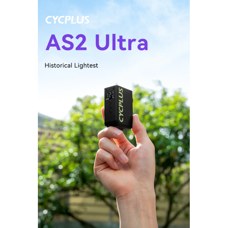 Cycplus AS2 Ultra Mini compresor de aire con manómetro - envío 24h
