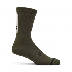 Fox Defend 20cm chaussettes vert olive - expédition 24h
